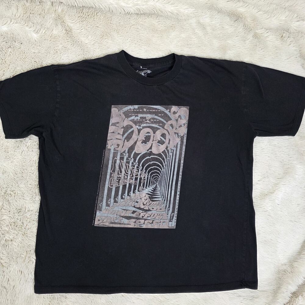 Vintage Y2K Blue Collar Ethic x The Doors Jim Morrison Graphic T Shirt XL 2006